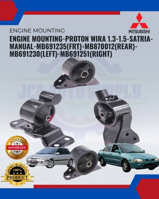 Engine-Mounting-Set-Proton-Wira-1.3-1.5-Satria-Manual Engine Mounting image