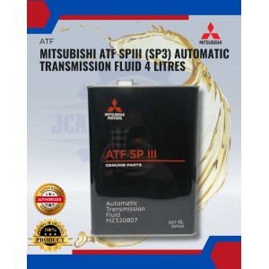 Genuine Mitsubishi ATF SPIII (Sp3) Automatic Transmission Fluid 4 Litres