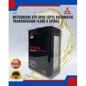 Genuine Mitsubishi ATF SPIII (Sp3) Automatic Transmission Fluid 4 Litres