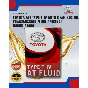 Toyota ATF Type T-IV Auto Gear Box Oil Transmission Fluid Original 08886-81400