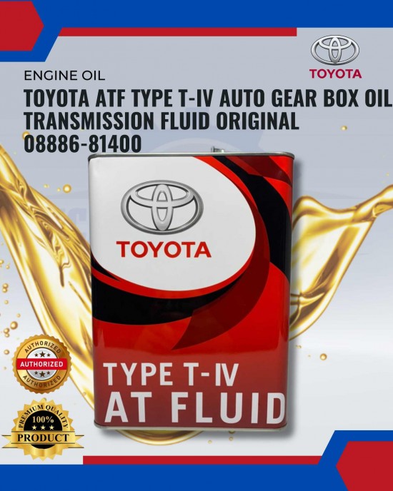 Showing image for Toyota ATF Type T-IV Auto Gear Box Oil Transmission Fluid Original 08886-81400 Toyota ATF Type T-IV Auto Gear Box Oil Transmission Fluid Original 08886-81400 Filters image