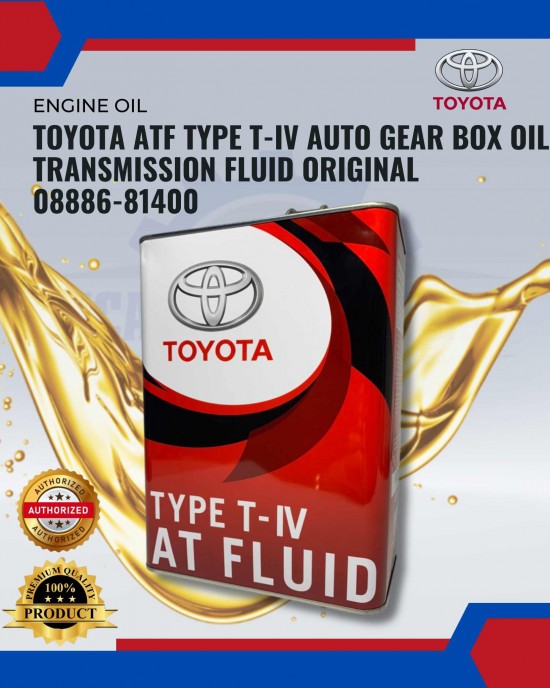 Showing image for Toyota ATF Type T-IV Auto Gear Box Oil Transmission Fluid Original 08886-81400 Toyota ATF Type T-IV Auto Gear Box Oil Transmission Fluid Original 08886-81400 Filters image