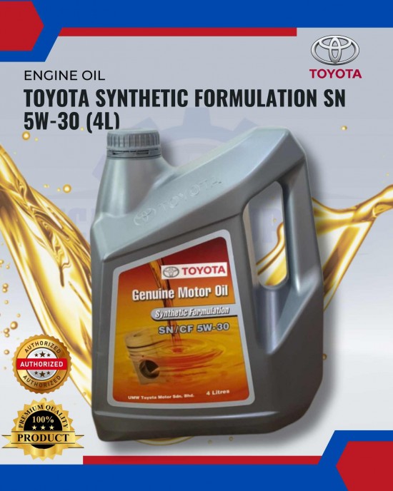 Toyota Synthetic Formulation SN 5W-30 (4L) image
