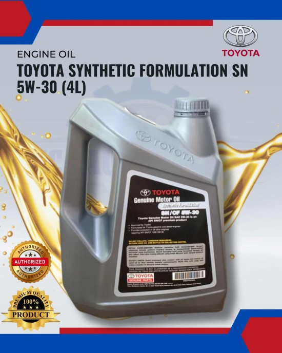 Toyota Synthetic Formulation SN 5W-30 (4L) image