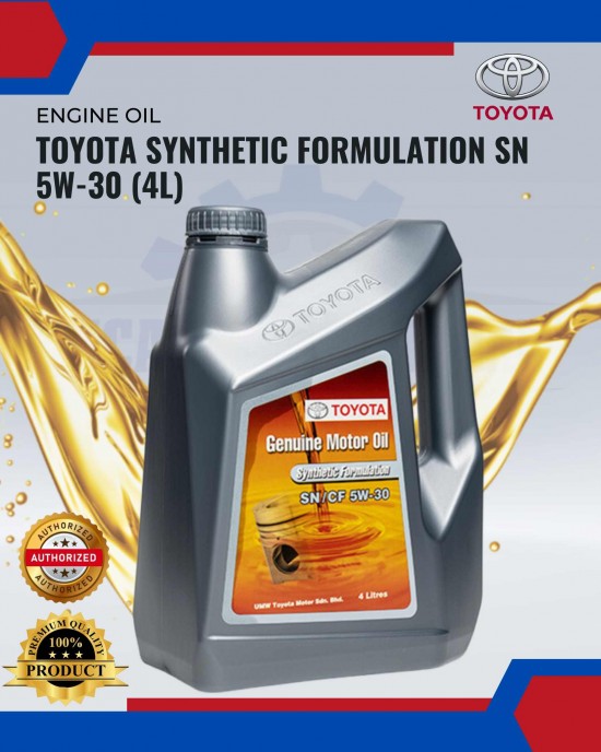 Toyota Synthetic Formulation SN 5W-30 (4L) image