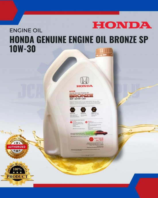 Honda Genuine Engine Oil Bronze Sp 10w-30 (4 Litter) image