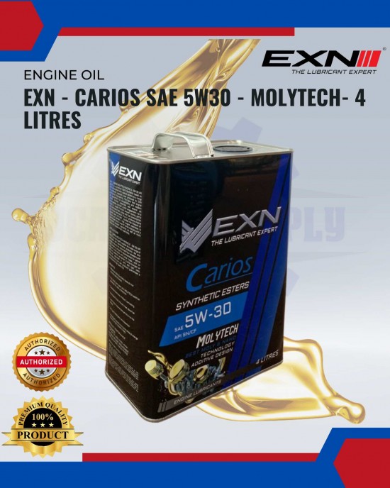 EXN - Carios SAE 5W30 - Molytech- 4 LITRES Engine Oils & Fluids image