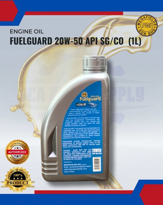 Showing image for Fuelguard 20W-50 API SG/CO (1L) Fuelguard 20W-50 API SG/CO (1L) image
