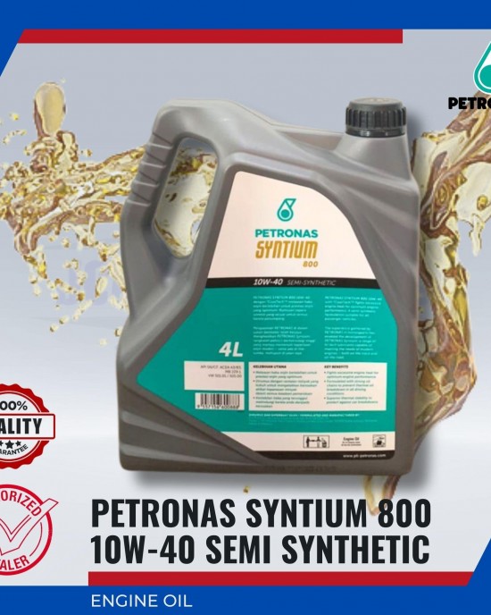Petronas Syntium 800 10W-40 Semi Synthetic (4L) image