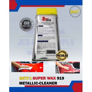 GETF1 Super Wax 919-Metallic-Cleaner-High Gloss Finish (530ML)