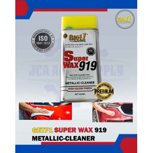 GETF1 Super Wax 919-Metallic-Cleaner-High Gloss Finish (530ML)