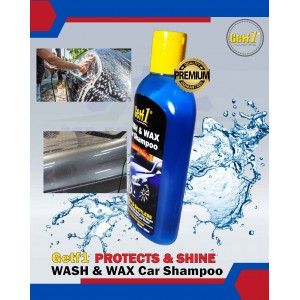 GETF1 PROTECTS & SHINE-WASH & WAX CAR SHAMPOO (500ml)