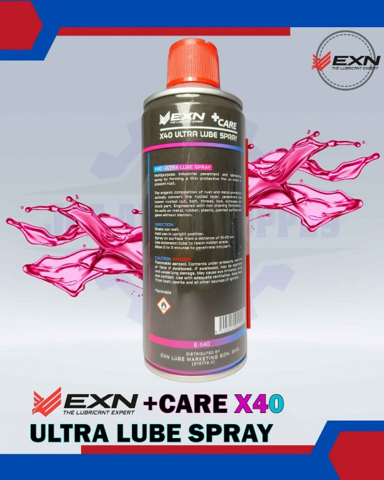 EXN Plus Care X40 Ultra Lube Spray (400ml) Car Care Products image