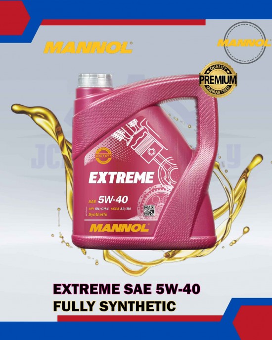 MANNOL EXTREME SAE 5W-40 7915-FULLY SYNTHETIC ENGINE OIL (4L) ENGINE OIL & FLUIDS image