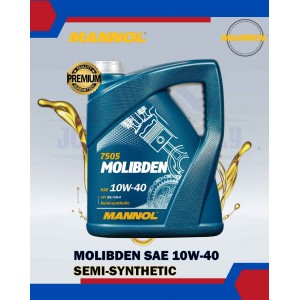 Mannol 7505 Molibden SAE10W40-Semi Synthetic-4Litre