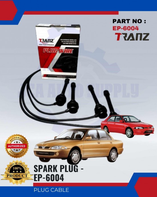 TRANZ Plug Cable - Proton Wira 1.6 - EP-6004 Spark Plug & Plug Cables image