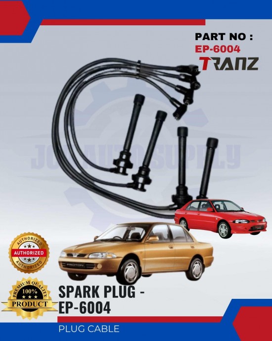 TRANZ Plug Cable - Proton Wira 1.6 - EP-6004 Spark Plug & Plug Cables image