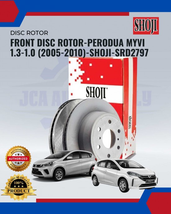 Front Disc Rotor-Perodua Myvi 1.3-1.0 (2005-2010)-Shoji-Srd2797 image