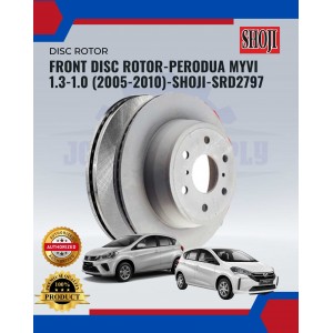 Front Disc Rotor-Perodua Myvi 1.3-1.0 (2005-2010)-Shoji-Srd2797