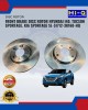 FRONT BRAKE DISC ROTOR HYUNDAI I40. TUCSON SPORTAGE. KIA SPORTAGE SL-51712-3K160-HQ Brake System image