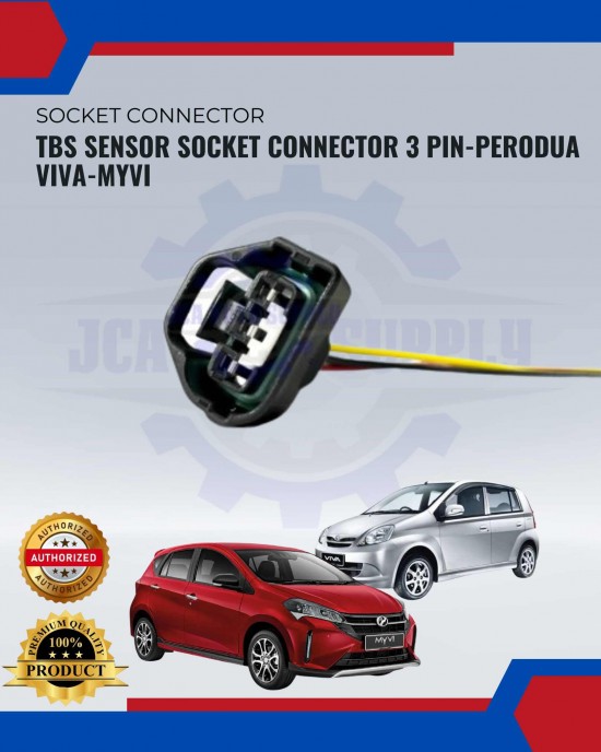 Showing image for TBS Sensor Socket Connector 3 PIN-Perodua Viva-Myvi TBS Sensor Socket Connector 3 PIN-Perodua Viva-Myvi image
