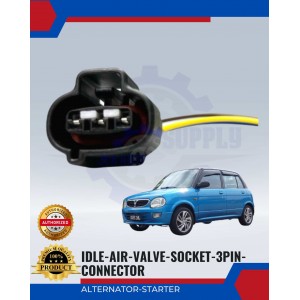 Idle Air Valve Socket 3pin-Connector-LH-Perodua-Kelisa