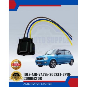 Idle Air Valve Socket 3pin-Connector-LH-Perodua-Kelisa