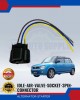 IDLE-AIR-VALVE-SOCKET-3PIN-CONNECTOR-LH-PERODUA-KELISA Alternator - Starter image