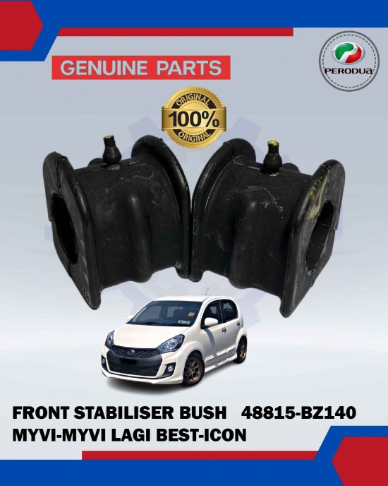 Showing image for Front Stabilizer Bush (2pcs)-Myvi-Myvi Lagi Best-Myvi Icon(2005-2017)-PERODUA ORIGINAL-48815-BZ140 Front Stabilizer Bush (2pcs)-Myvi-Myvi Lagi Best-Myvi Icon(2005-2017)-PERODUA ORIGINAL-48815-BZ140 image