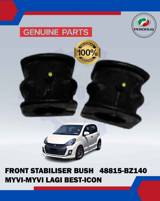 Showing image for Front Stabilizer Bush (2pcs)-Myvi-Myvi Lagi Best-Myvi Icon(2005-2017)-PERODUA ORIGINAL-48815-BZ140 Front Stabilizer Bush (2pcs)-Myvi-Myvi Lagi Best-Myvi Icon(2005-2017)-PERODUA ORIGINAL-48815-BZ140 image