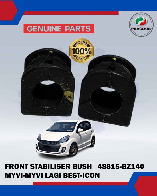 Showing image for Front Stabilizer Bush (2pcs)-Myvi-Myvi Lagi Best-Myvi Icon(2005-2017)-PERODUA ORIGINAL-48815-BZ140 Front Stabilizer Bush (2pcs)-Myvi-Myvi Lagi Best-Myvi Icon(2005-2017)-PERODUA ORIGINAL-48815-BZ140 image