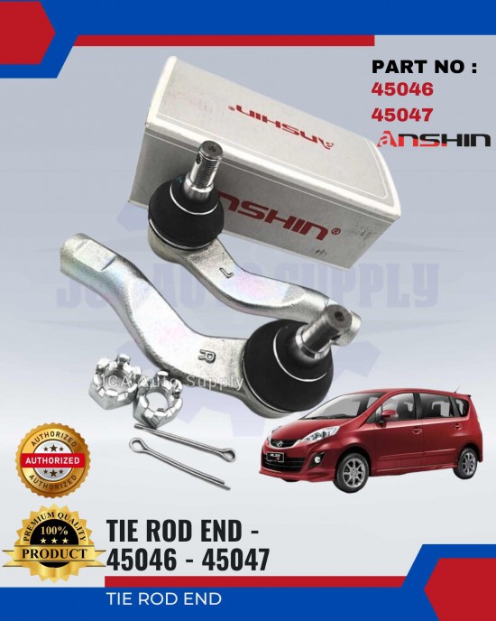 TIE ROD END- PERODUA ALZA - 45046-BZ100-45047-BZ100 Shocks Absorber / Struts / Suspension Parts image