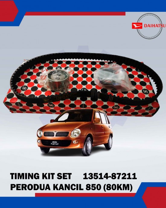 Perodua Kancil 850 Timing Kit Set - Daihatsu - 13514-87211-000 Belts, Hoses & Pulleys image