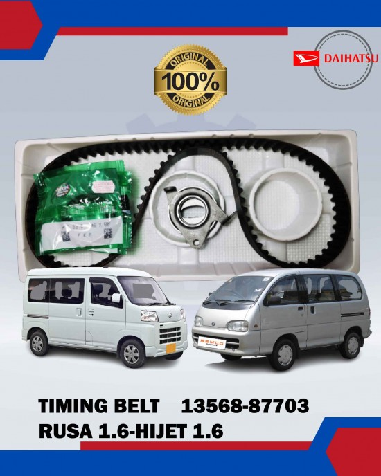 Perodua Rusa Timing Kit Set - Daihatsu - 13568-87703-000 Belts, Hoses & Pulleys image