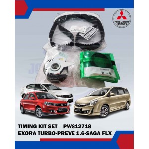 Timing Belt Kit Set-Proton Exora Turbo-Preve 1.6 CVT-Saga FLX 1.6 - PW812718