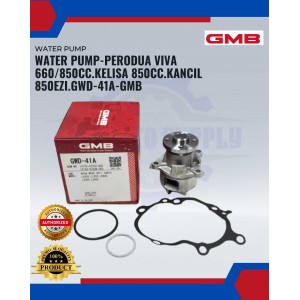 WATER PUMP-PERODUA VIVA 660/850CC.KELISA 850CC.KANCIL 850EZI.GWD-41A-GMB