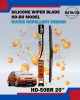 NWB SILICONE WIPER BLADE WATER REPELLENT DESIGN HD-BR MODEL-HD-50BR 20'' WIPER-WIPER TANK MOTOR-WIPER NOZZLE image