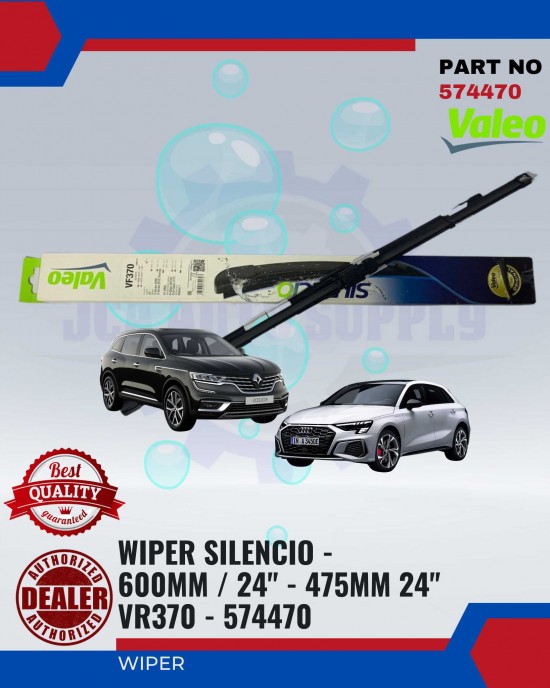 VALEO WIPER SILENCIO X-TRM-AUDI A3-BMW E90,E91,X1-MERCEDES W176,117-RENAULT KOLEOS 1-574470 WIPER-WIPER TANK MOTOR-WIPER NOZZLE image