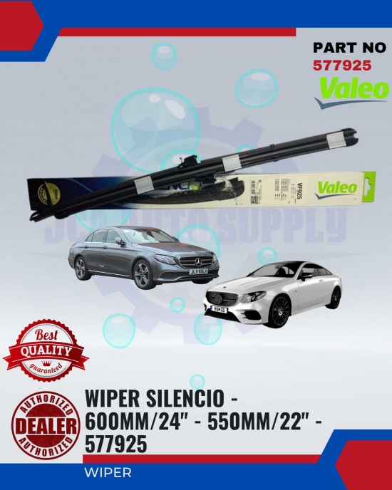 VALEO WIPER SILENCIO X-TRM-MERCEDES BENZ-E CLASS W213 ALL TERRAIN W213-W328-C238-577925 WIPER-WIPER TANK MOTOR-WIPER NOZZLE image