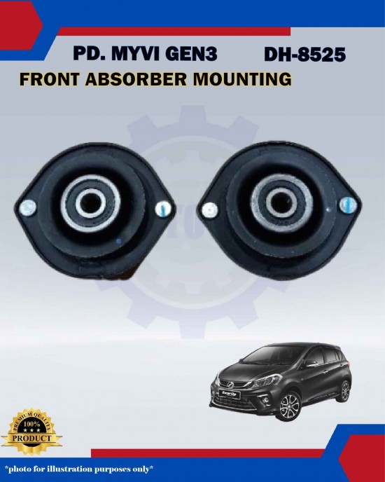 Front Absorber Mounting Set-Perodua Myvi Gen3-DH-8525 Front Absorber Mounting Set-Perodua Myvi Gen3-DH-8525