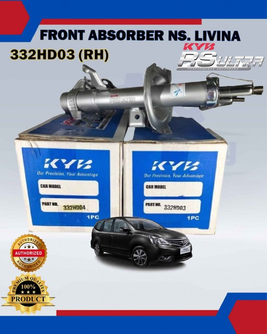 Nissan Livina-Front Absorber Set-KYB RS ULTRA-332HD03-32HD04 Absorber image