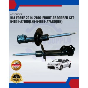 Kia Forte 2014-2016-Front Absorber Set-54651-A7100(LH)-54661-A7ABO(RH)