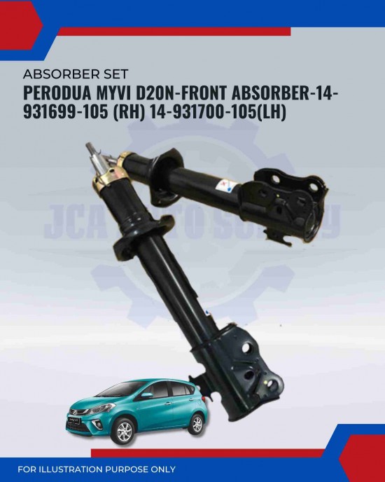 Front Absorber-Perodua Myvi D20N-14-931699-105 (RH) 14-931700-105(LH)