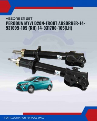 Front Absorber-Perodua Myvi D20N-14-931699-105 (RH) 14-931700-105(LH) Front Absorber-Perodua Myvi D20N-14-931699-105 (RH) 14-931700-105(LH)