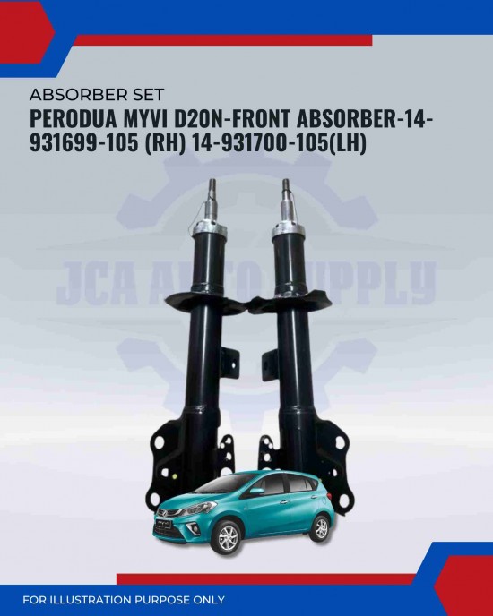 Front Absorber-Perodua Myvi D20N-14-931699-105 (RH) 14-931700-105(LH)