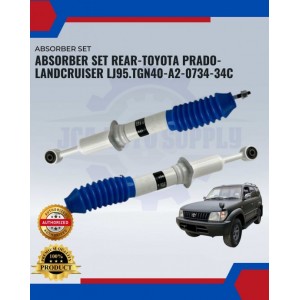 Toyota Prado-Landcruiser RZJ95-LJ95-KZJ95-Innova TGN40-Rear Absorber Set-Waldex-A2-0734-34C