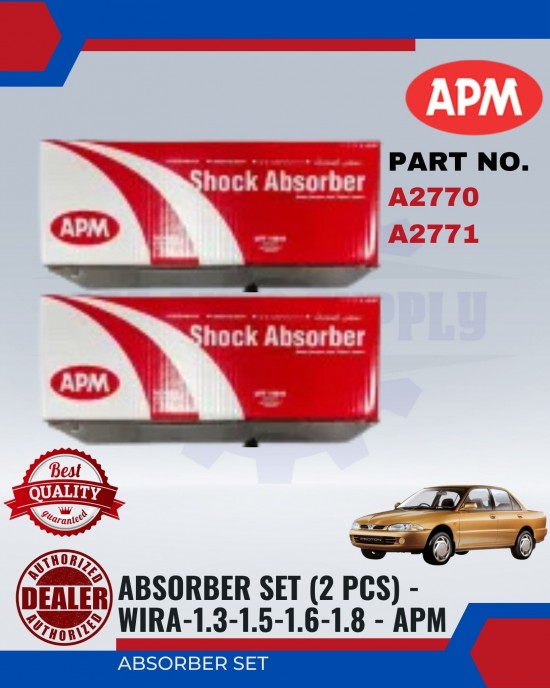 Proton Wira 1.6cc 1.8cc Front Absorber-APM Oil-A2770-A2771 Absorber image