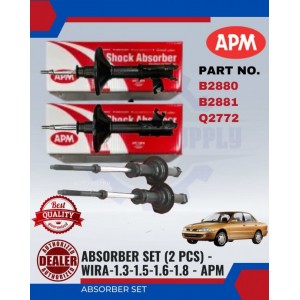 Proton Wira 1.3cc 1.5cc Front Absorber Set-APM-B2880-B2881