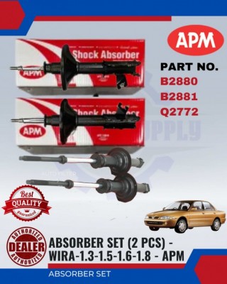 Proton Wira 1.3cc 1.5cc Front Absorber Set-APM-B2880-B2881