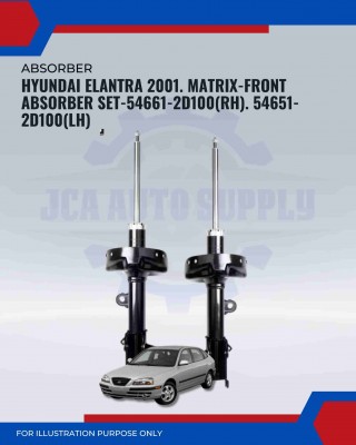 Front Absorber-Hyundai Elantra 2001. Matrix-54661-2D100(RH). 54651-2D100(LH)